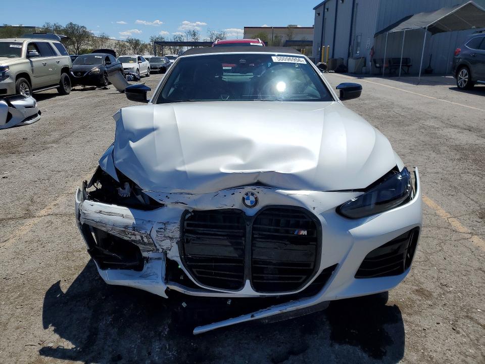 2026 BMW M4 VIN WBA63DB09TCW54937 COPART salvage auction — FRONT END, Nv - Salvage Title, sold $31,000 on 2026-07-24 (photo 5)
