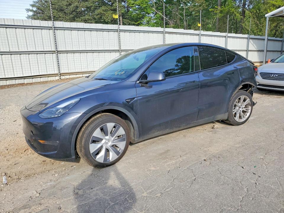 2024 Tesla Model y VIN 7SAYGDEE6RA263022 COPART salvage auction — REAR END, Ga - Cert Of Title-Salvage, sold $450 on 2026-07-31 (photo 1)