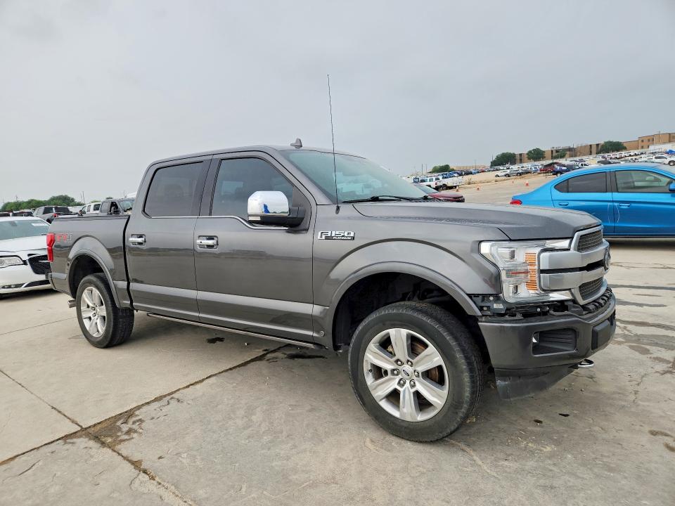 2018 Ford F-150 VIN 1FTEW1EGXJFC99916 COPART salvage auction — FRONT END, Tx - Salvage Vehicle Title, sold $12,400 on 2026-07-09 (photo 4)