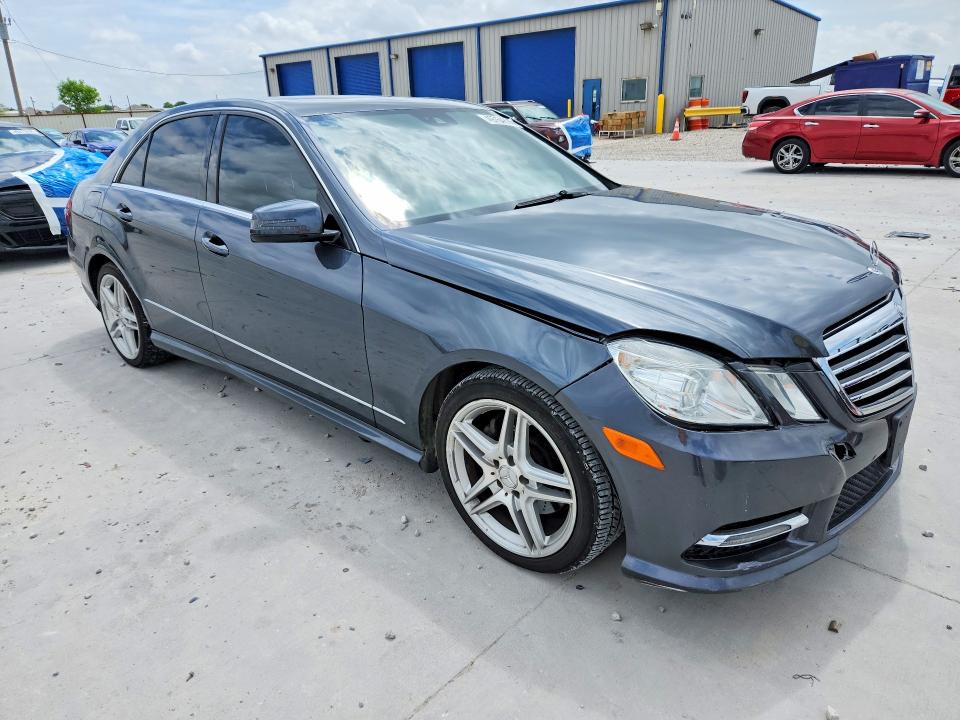 2013 Mercedes-benz E-klasse VIN WDDHF5KBXDA705214 COPART salvage auction — FRONT END, Tx - Salvage Vehicle Title, sold $2,400 on 2026-07-10 (photo 4)
