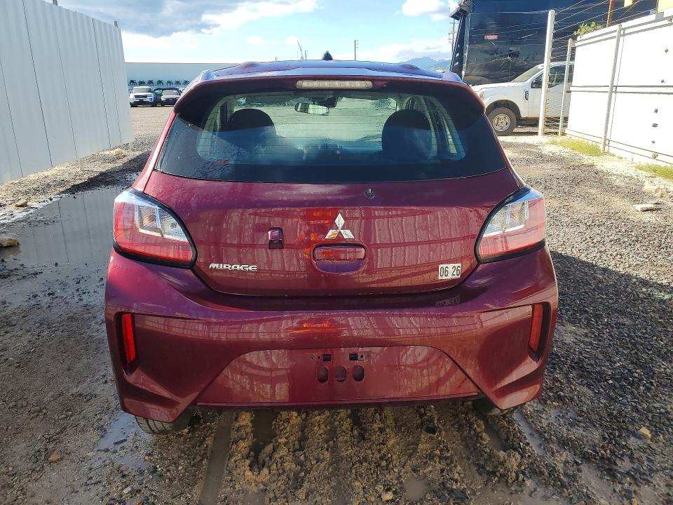 2024 Mitsubishi Mirage VIN ML32AUHJ3RH010503 COPART salvage auction — FRONT END, HI - CERTIFICATE OF SALVAGE (P), sold $2 on 2026-07-20 (photo 6)