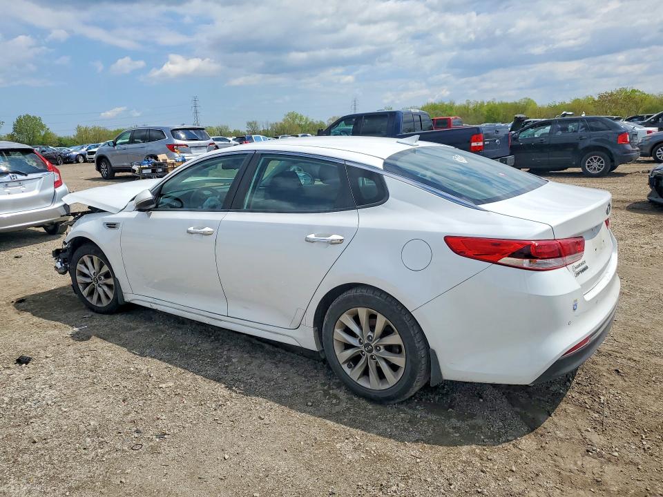 2018 Kia Optima VIN 5XXGT4L35JG252572 COPART salvage auction — FRONT END, Il - Salvage Certificate, sold $375 on 2026-07-10 (photo 2)