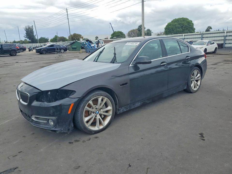 2016 BMW 5er VIN WBA5B1C53GG130446 COPART salvage auction — MECHANICAL, Fl - Certificate Of Title (P), sold $3,450 on 2026-07-29 (photo 1)