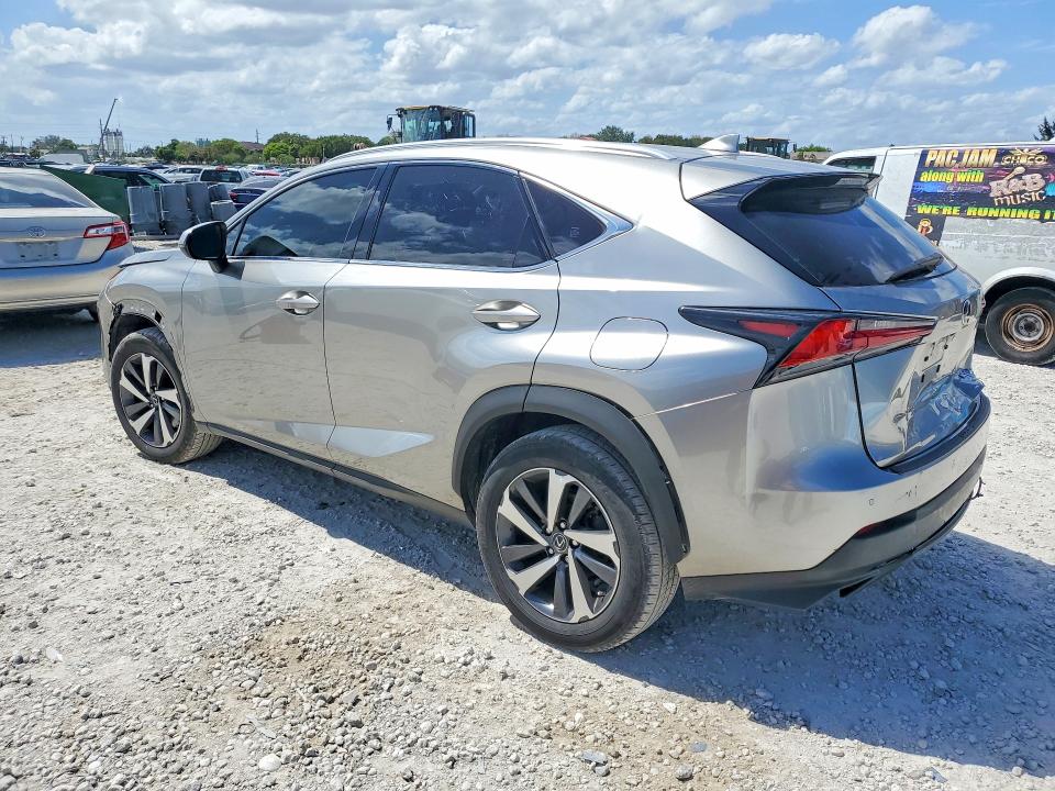 2019 Lexus Nx VIN JTJYARBZ3K2134182 COPART salvage auction — REAR END, Fl - Cert Of Title Slvg Rebuildable, sold $7,600 on 2026-07-07 (photo 2)