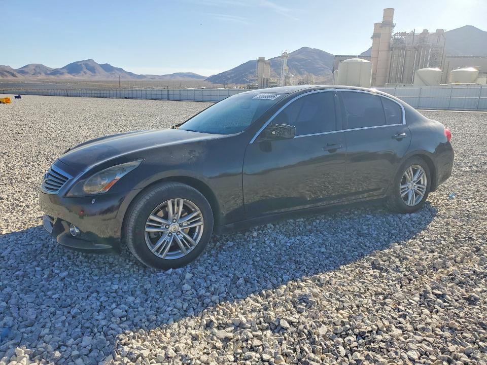 2013 Infiniti VIN JN1CV6AR4DM351462 COPART salvage auction — REAR END, Salvage Title, sold $250 on 2026-07-27 (photo 1)