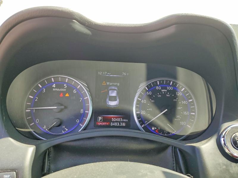 2018 Infiniti Q60 VIN JN1FV7EK4JM530824 COPART salvage auction — FRONT END, Salvage Title, sold $13,000 on 2026-08-11 (photo 9)