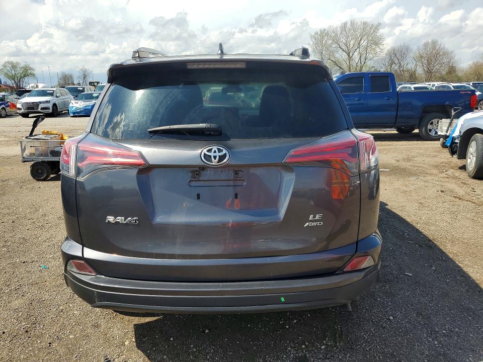 2018 Toyota Rav4 VIN JTMBFREV8JJ730976 COPART salvage auction — FRONT END, IA - CERTIFICATE OF TITLE, sold $7,000 on 2026-07-10 (photo 6)