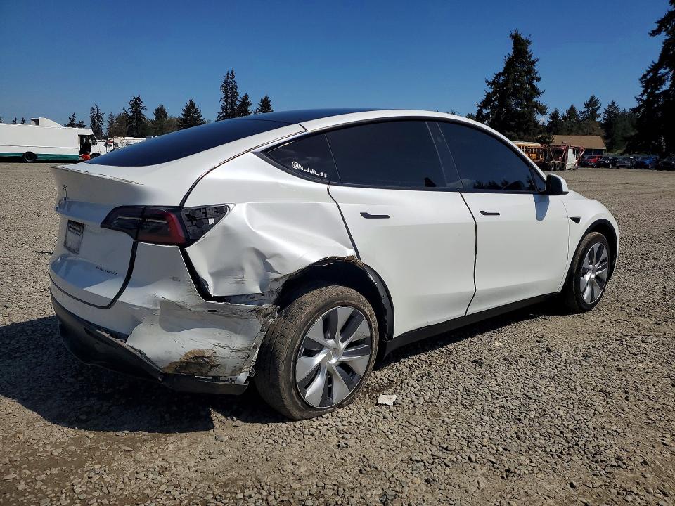 2024 Tesla Model y VIN 7SAYGAEE0RF986107 COPART salvage auction — REAR END, Wa - Bill Of Sale, sold $13,200 on 2026-07-02 (photo 3)