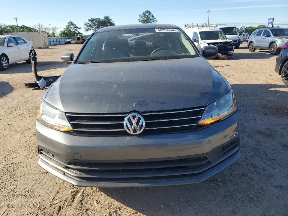 2017 Volkswagen Jetta VIN 3VW2B7AJ0HM343383 COPART salvage auction — REAR END, Al - Cert Of Title-Salvage Title, sold $650 on 2026-07-02 (photo 5)
