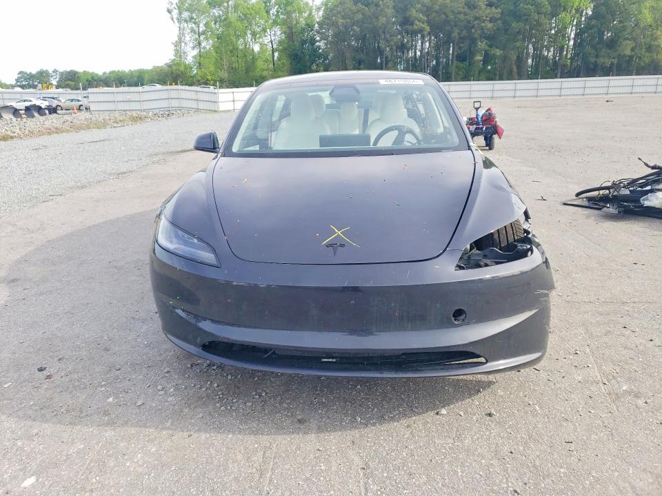 2026 Tesla Model 3 VIN 5YJ3E1EA4TF132559 COPART salvage auction — REAR END, Nc - Salvage Certificate Of Title, sold $13,000 on 2026-07-16 (photo 5)