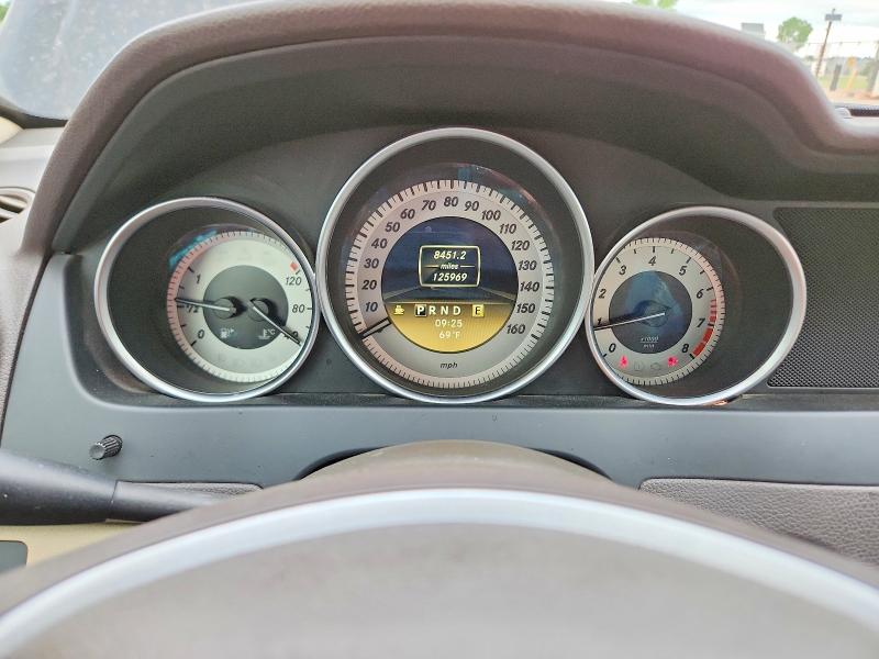 2012 Mercedes-benz C-klasse VIN WDDGF4HB8CR213438 COPART salvage auction — FRONT END, Ok - Cert Of Title-Salvage, sold $325 on 2026-07-02 (photo 9)