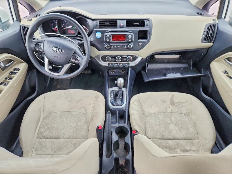 2013 Kia Rio VIN KNADM4A38D6290767 COPART salvage auction — REAR END, Wy - Dis/Dlr/Exp Only Clean Title, sold $275 on 2026-07-20 (photo 8)