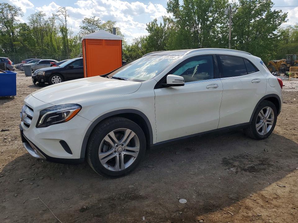 2016 Mercedes-benz Gla-klasse VIN WDCTG4EB7GJ233141 COPART salvage auction — SIDE, Md - Cert Of Salvage > 75% Damage, sold $1,750 on 2026-07-23 (photo 1)