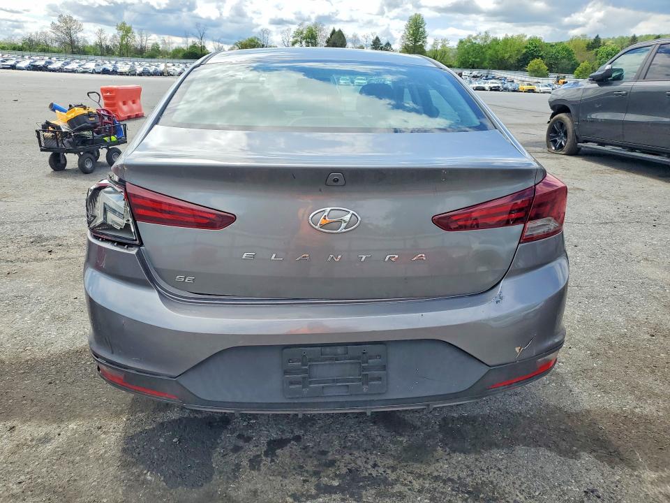 2019 Hyundai Elantra VIN 5NPD74LF9KH466987 COPART salvage auction — REAR END, Pa - Cert Of Title (P), sold $3,100 on 2026-07-09 (photo 6)