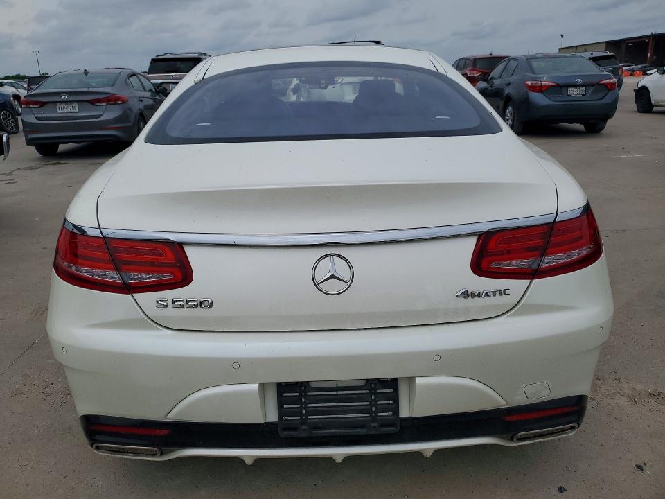 2015 Mercedes-benz S-klasse VIN WDDXJ8FB5FA010566 COPART salvage auction — FRONT END, Tx - Salvage Vehicle Title, sold $13,900 on 2026-07-09 (photo 6)