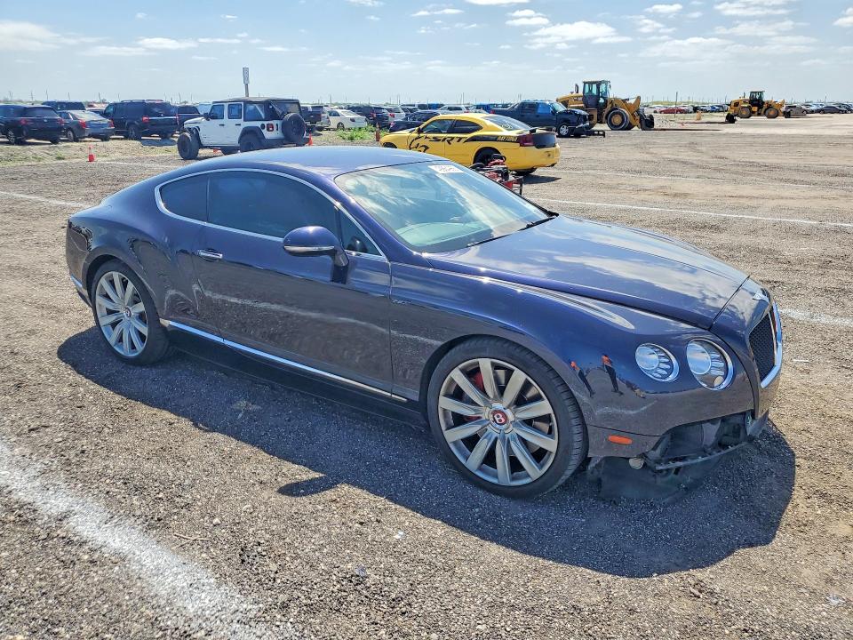 2014 Bentley Continental VIN SCBFH7ZA1EC040457 COPART salvage auction — FRONT END, Id - Salvage Certificate Of Title, sold $18,600 on 2026-07-13 (photo 4)