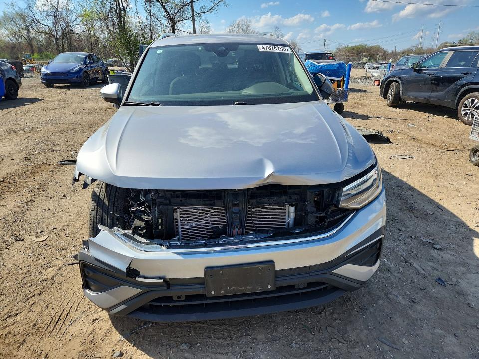 2022 Volkswagen Tiguan VIN 3VV2B7AX4NM147757 COPART salvage auction — FRONT END, Md - Cert Of Salvage > 75% Damage, sold $9,300 on 2026-07-02 (photo 5)