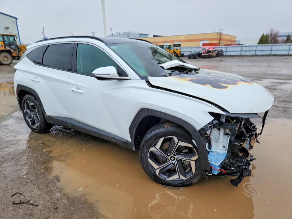 2024 Hyundai Tucson VIN KM8JDDD26RU162194 COPART salvage auction — BURN, ON - PERMIT IRREPAIRABLE, sold $3,450 on 2026-07-28 (photo 4)