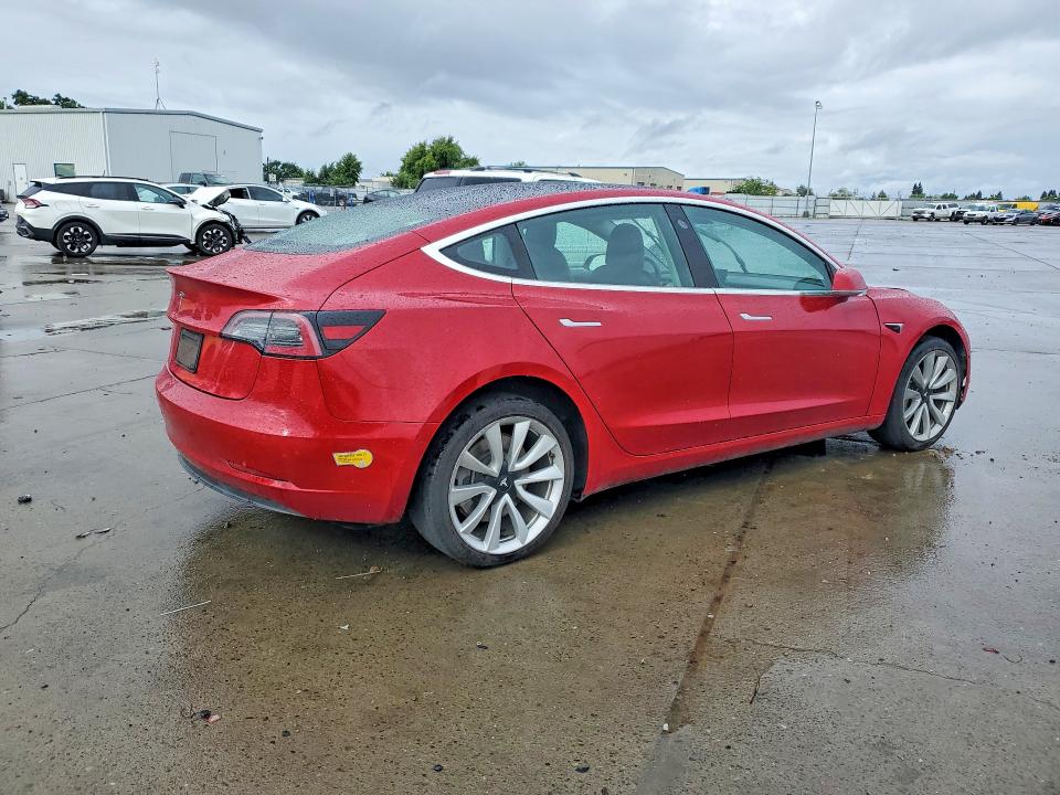 2019 Tesla Model 3 VIN 5YJ3E1EA4KF357644 COPART salvage auction — FRONT END, Ca - Salvage Certificate, sold $2,100 on 2026-07-13 (photo 3)
