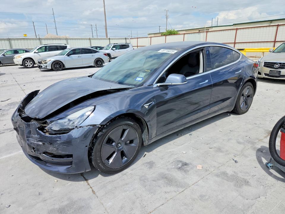 2019 Tesla Model 3 VIN 5YJ3E1EA4KF313613 COPART salvage auction — FRONT END, Tx - Salvage Vehicle Title, sold $4,750 on 2026-07-10 (photo 1)
