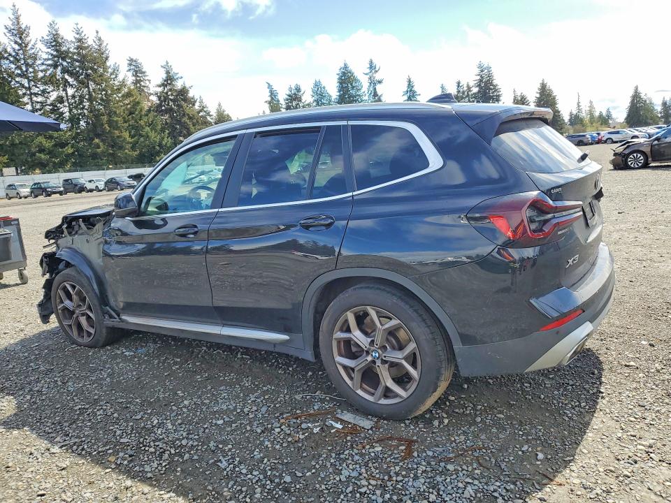 2022 BMW X3 VIN 5UX53DP07N9L69630 COPART salvage auction — FRONT END, Wa - Bill Of Sale, sold $125 on 2026-07-24 (photo 2)