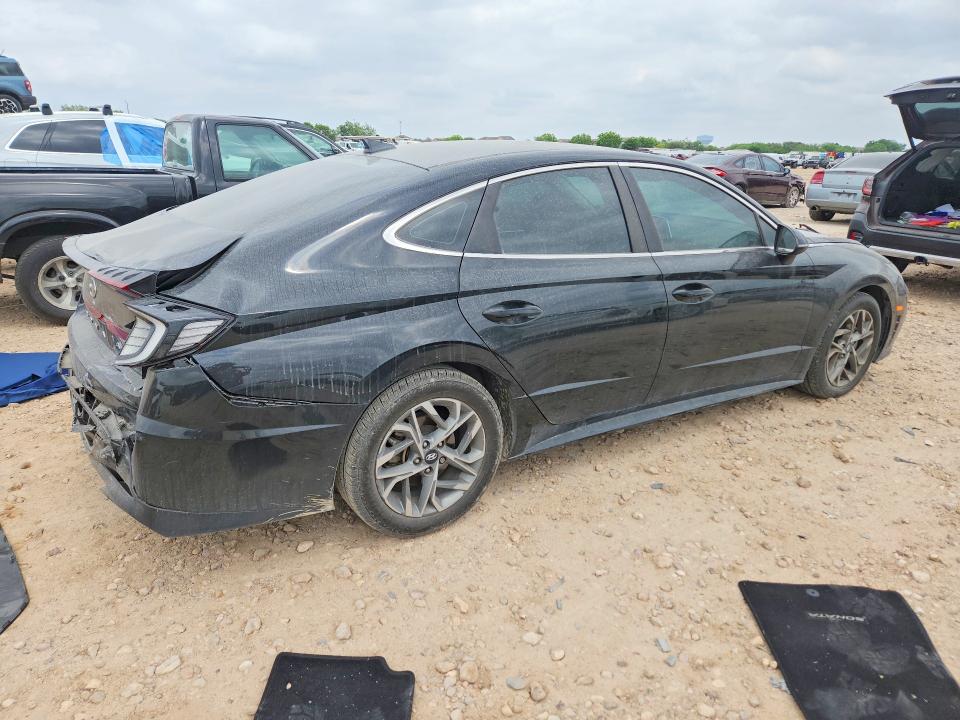 2021 Hyundai Sonata VIN 5NPEL4JA9MH069211 COPART salvage auction — REAR END, Tx - Salvage Vehicle Title, sold $4,050 on 2026-07-02 (photo 3)