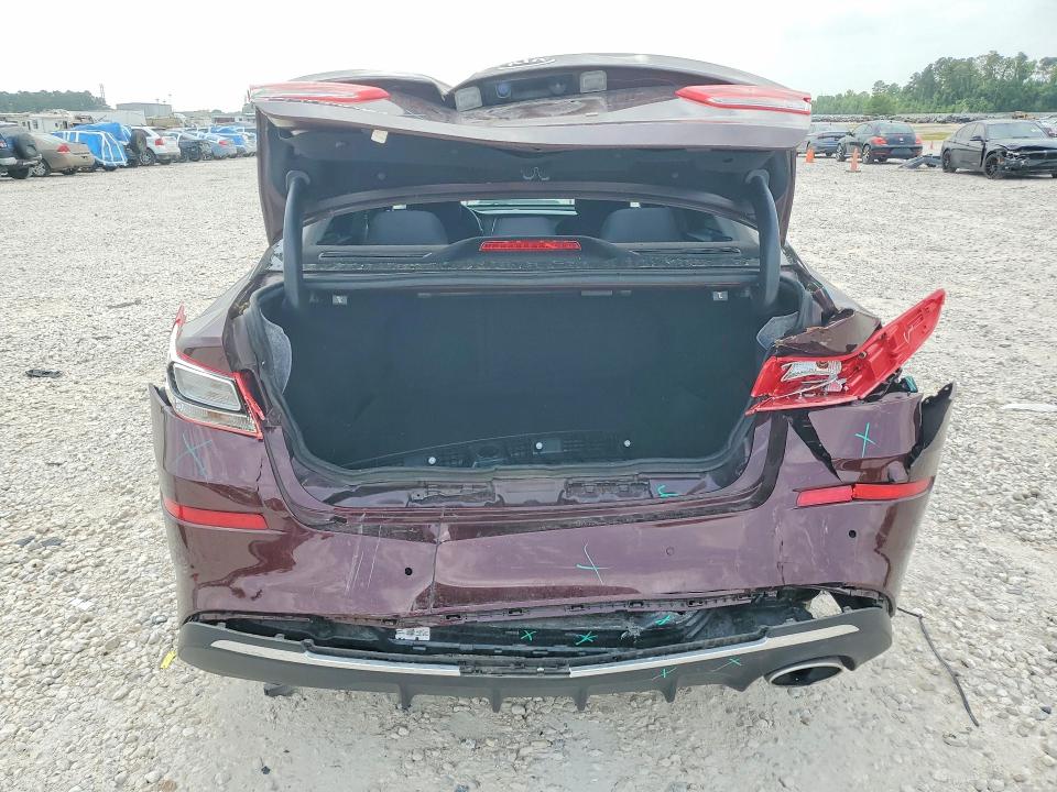 2020 Kia VIN 5XXGT4L37LG401972 COPART salvage auction — REAR END, Tx - Salvage Vehicle Title, sold $625 on 2026-07-28 (photo 6)