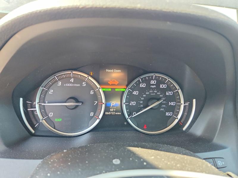 2018 Acura Mdx VIN 5J8YD7H77JL000998 COPART salvage auction — FRONT END, Salvage Title, sold $8,700 on 2026-08-24 (photo 9)