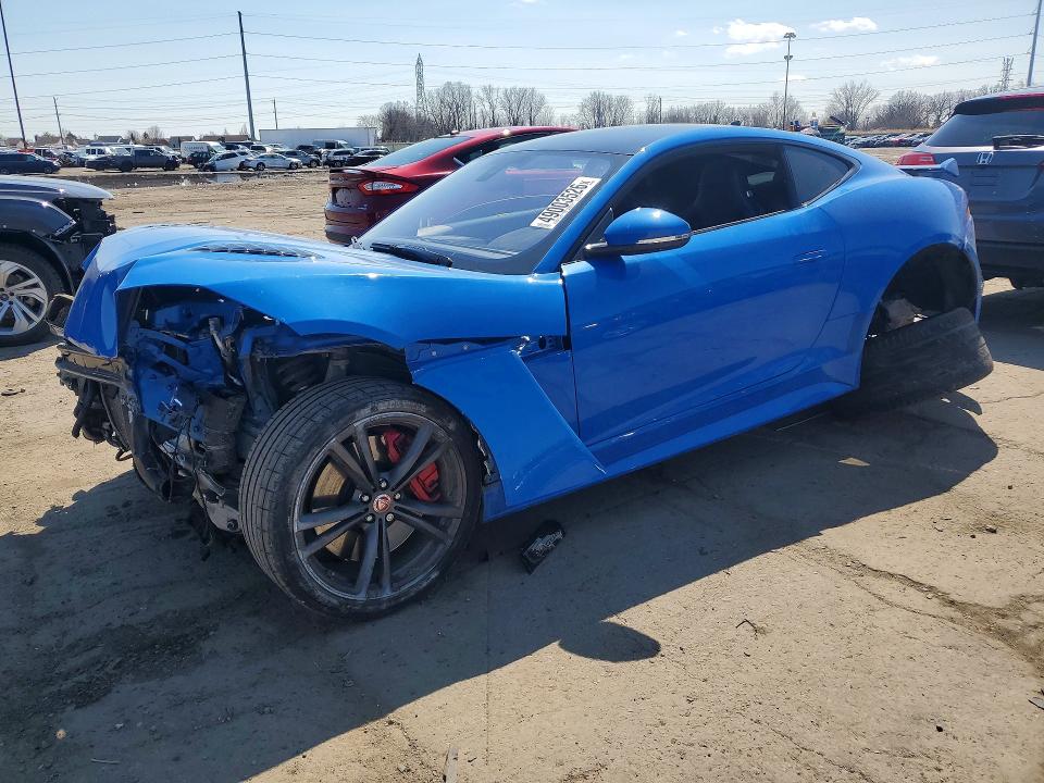 2017 Jaguar F-type VIN SAJWJ6J8XHMK45134 COPART salvage auction — FRONT END, Mi - Certificate Of Title, sold $10,600 on 2026-07-10 (photo 1)