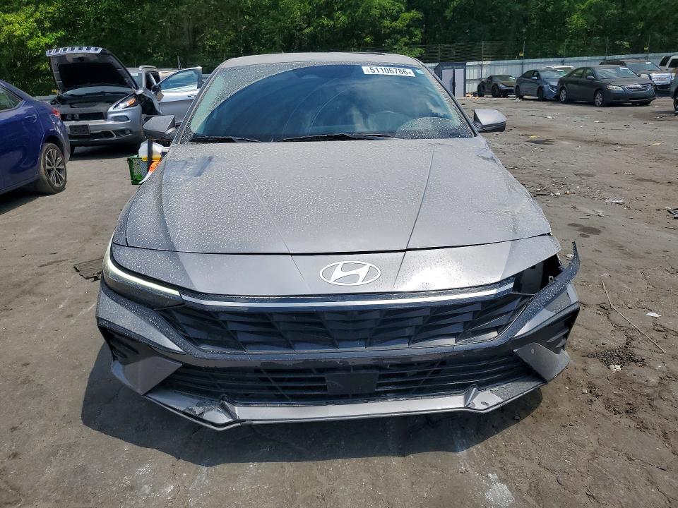 2024 Hyundai Elantra VIN KMHLP4DG9RU792755 COPART salvage auction — FRONT END, GA - CERT OF TITLE-SALVAGE, sold $5,900 on 2026-07-10 (photo 5)