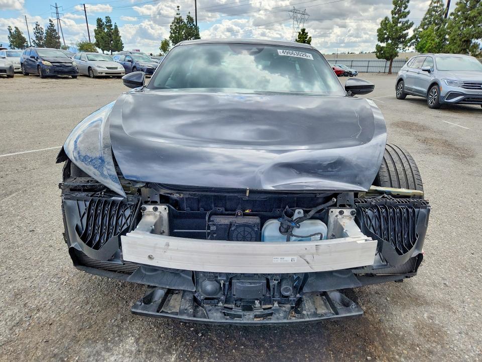 2022 Audi E-tron gt VIN WAUFJBFWXN7010450 COPART salvage auction — FRONT END, Ca - Salvage Certificate, sold $17,700 on 2026-07-28 (photo 5)
