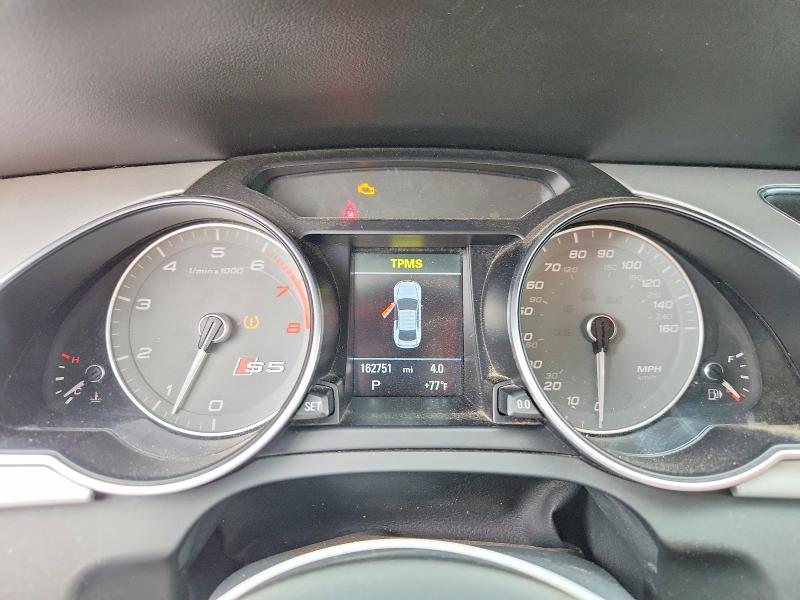 2015 Audi S5 VIN WAUCGAFR3FA055305 COPART salvage auction — NORMAL WEAR, Tx - Certificate Of Title, sold $2,050 on 2026-07-09 (photo 9)