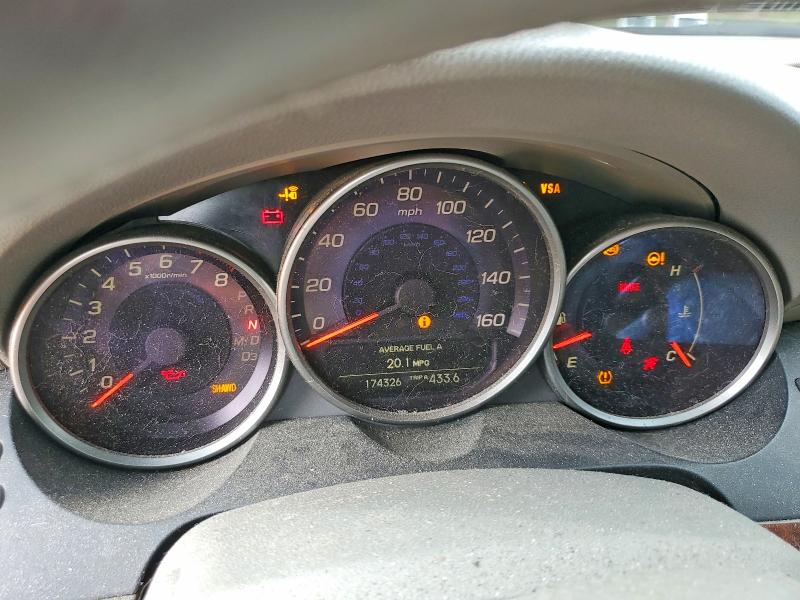 2006 Acura Rl VIN JH4KB165X6C001755 COPART salvage auction — FRONT END, CT - CERT OF TITLE-SALVAGE, sold $450 on 2026-07-09 (photo 9)