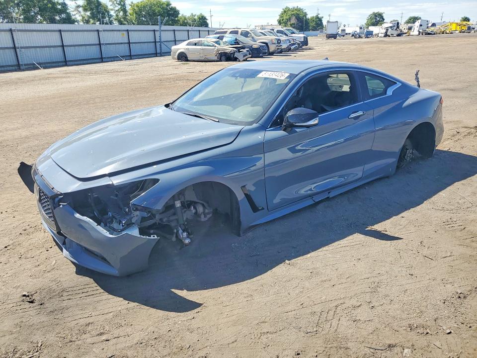 2022 Infiniti Q60 VIN JN1FV7LK9NM660722 COPART salvage auction — VANDALISM, Ca - Salvage Certificate, sold $5,200 on 2026-07-06 (photo 1)