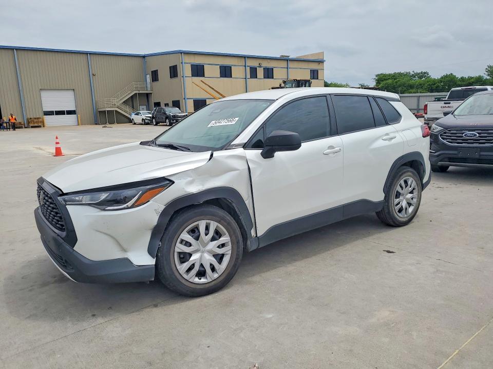 2023 Toyota Corolla cross VIN 7MUAAAAG1PV050888 COPART salvage auction — FRONT END, Tx - Salvage Vehicle Title, sold $11,200 on 2026-07-23 (photo 1)