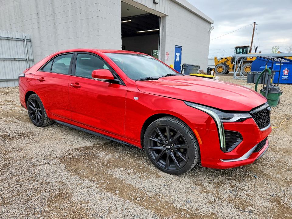 2021 Cadillac Ct4 VIN 1G6DG5RK7M0105822 COPART salvage auction — HAIL, Ia - Cert Of Title-Salvage Title, sold $11,200 on 2026-07-15 (photo 4)