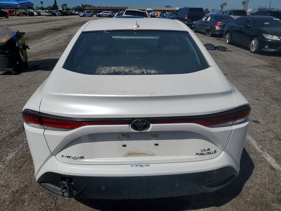 2023 Toyota Mirai VIN JTDAAAAA8PA007717 COPART salvage auction — FRONT END, CA - LIEN PAPERS-CLEAN OR AC, sold $1,000 on 2026-07-31 (photo 6)