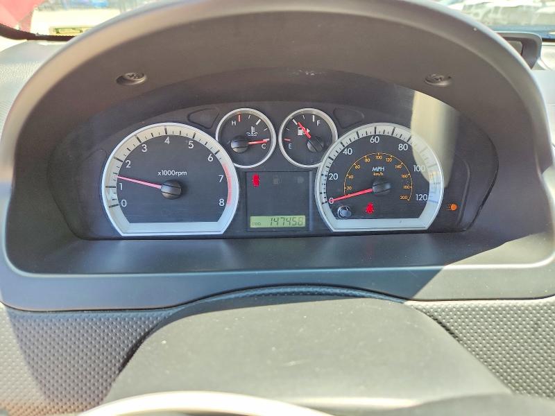 2009 Chevrolet Aveo VIN KL1TD56E39B368456 COPART salvage auction — REAR END, Ca - Non-Repairable Vehicle Cert, sold $375 on 2026-07-08 (photo 9)