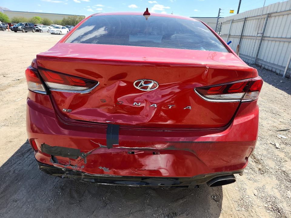 2019 Hyundai Sonata VIN 5NPE24AF3KH792872 COPART salvage auction — VANDALISM, NV - SALVAGE TITLE, sold $900 on 2026-07-09 (photo 6)