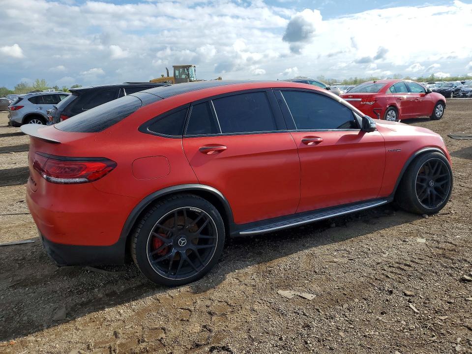 2021 Mercedes-benz Glc class VIN W1N0J8KB9MF910901 COPART salvage auction — FRONT END, Wv - Salvage Certificate, sold $23,400 on 2026-07-08 (photo 3)