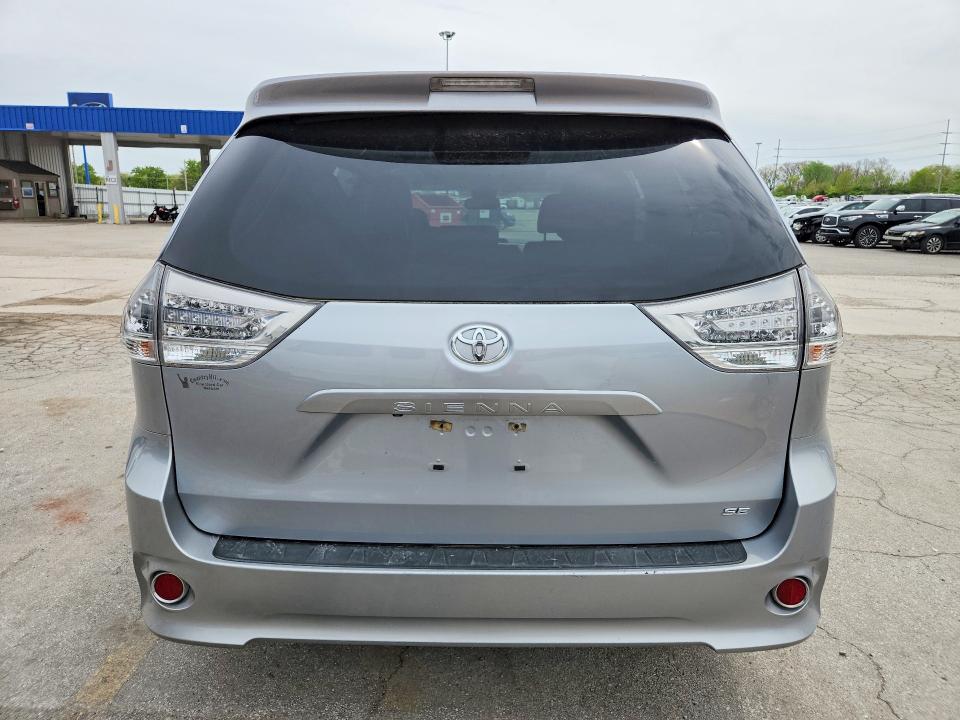 2014 Toyota Sienna VIN 5TDXK3DC6ES502773 COPART salvage auction — FRONT END, Wv - Salvage Certificate, sold $2,200 on 2026-07-13 (photo 6)