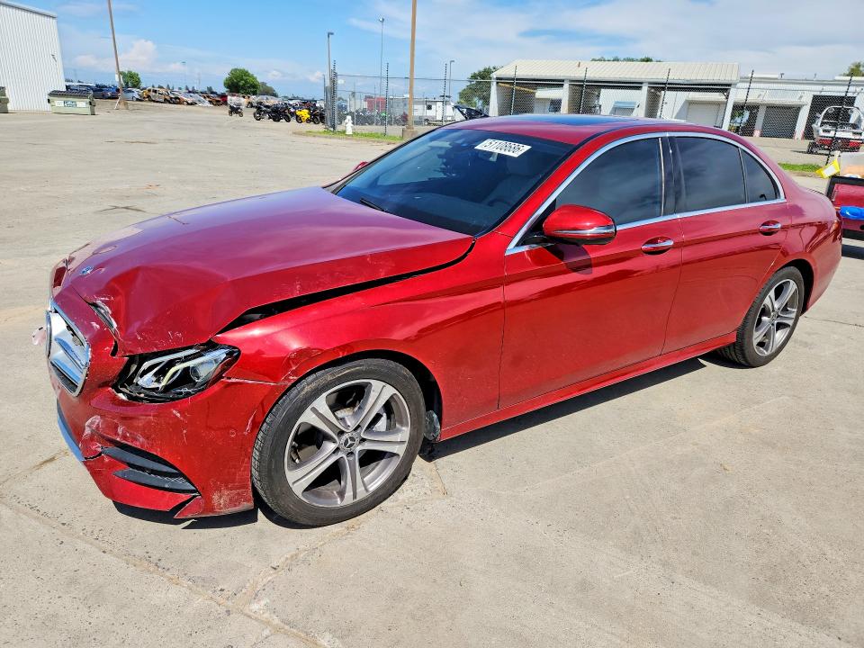 2019 Mercedes-benz E-klasse VIN WDDZF4JB2KA530535 COPART salvage auction — FRONT END, CA, sold $7,800 on 2026-07-13 (photo 1)