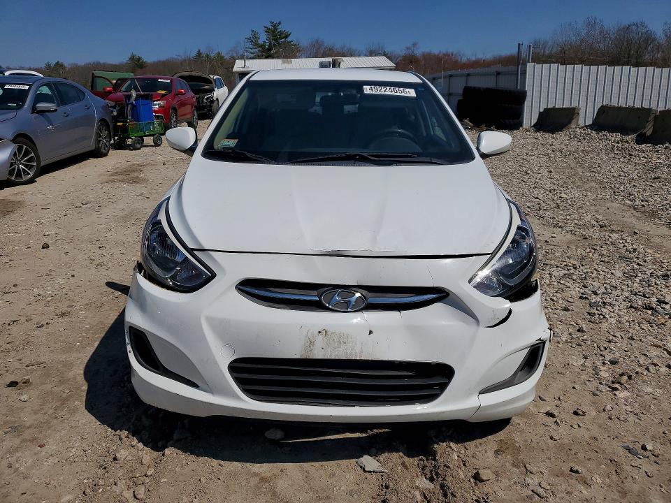 2016 Hyundai Accent VIN KMHCT4AE1GU162742 COPART salvage auction — FRONT END, Ma - Cert Of Title-Reconstrctd Coll, sold $2,650 on 2026-07-29 (photo 5)