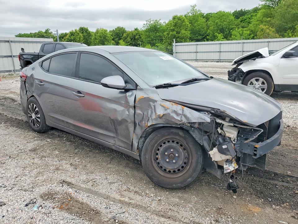 2018 Hyundai Elantra VIN KMHD74LFXJU594879 COPART salvage auction — HAIL, Ar - Cert Of Title-Salvage, sold $1,400 on 2026-07-27 (photo 4)