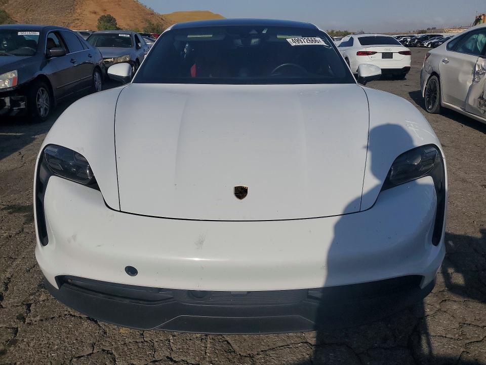 2021 Porsche Taycan VIN WP0AB2Y19MSA40873 COPART salvage auction — SIDE, Ca - Salvage Certificate, sold $30,500 on 2026-07-16 (photo 5)