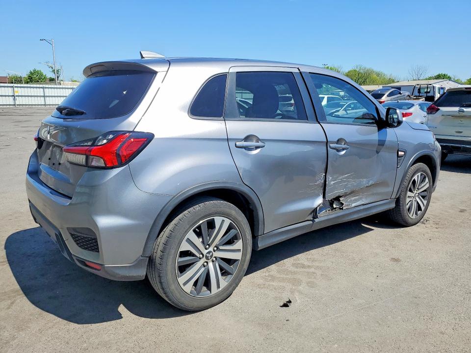 2021 Mitsubishi Outlander VIN JA4APUAU0MU007063 COPART salvage auction — SIDE, NJ - CERT OF TITLE-SALVAGE, sold $4,000 on 2026-07-02 (photo 3)