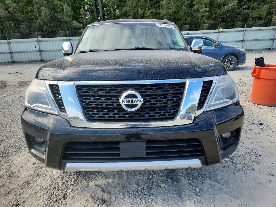 2017 Nissan Armada VIN JN8AY2NF2H9300172 COPART salvage auction — REAR END, Ga - Cert Of Title-Salvage, sold $4,050 on 2026-07-09 (photo 5)