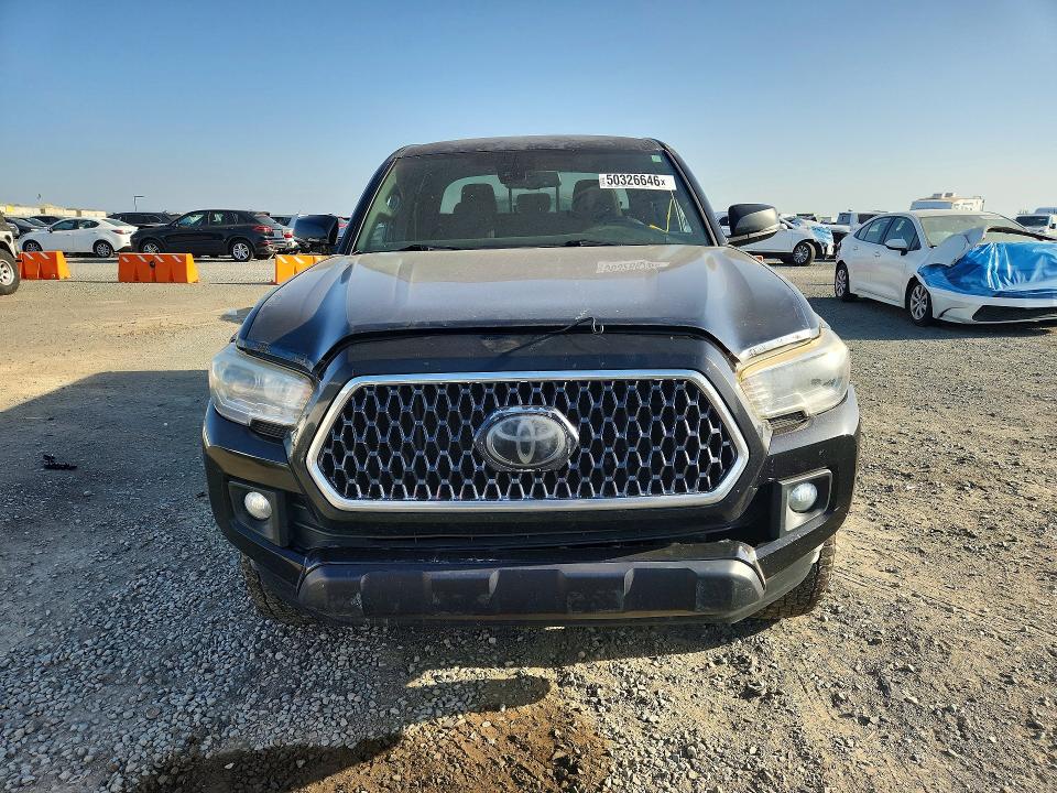 2018 Toyota Tacoma VIN 3TMCZ5AN4JM131554 COPART salvage auction — REAR END, Ca - Salvage Certificate, sold $9,400 on 2026-07-10 (photo 5)