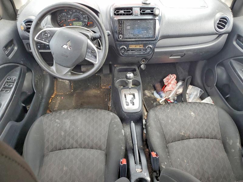 2022 Mitsubishi Mirage VIN ML32AUHJ4NH009774 COPART salvage auction — FRONT END, Tx - Salvage Vehicle Title, sold $1,400 on 2026-07-06 (photo 8)