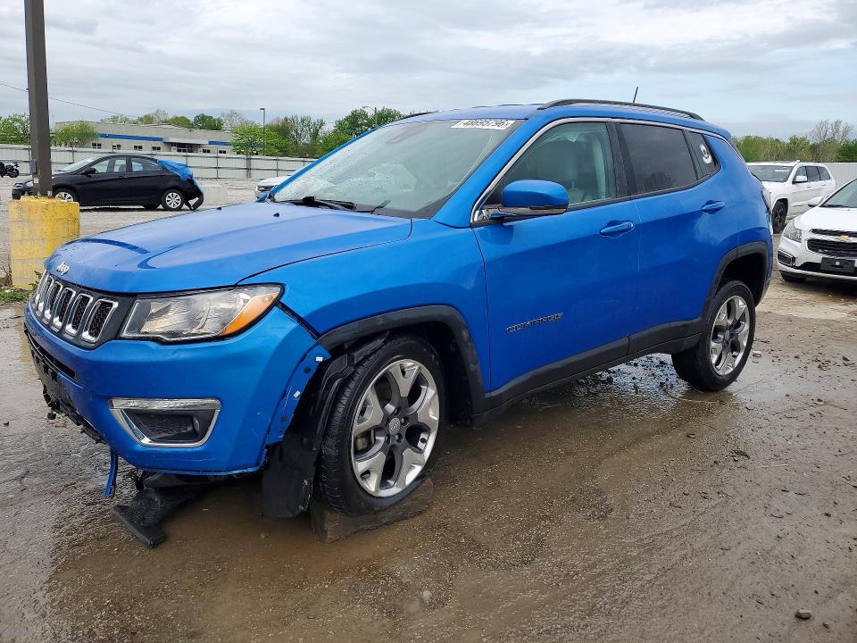 2021 Jeep Compass VIN 3C4NJCCB7MT526457 COPART salvage auction — REAR END, Ky - Bill Of Sale/Part Only/No Titl, sold $2,450 on 2026-07-02 (photo 1)